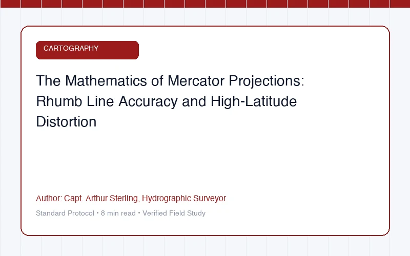 The Mathematics of Mercator Projections: Rhumb Line Accuracy and High-Latitude Distortion